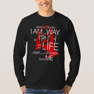 Das Gesicht Jesu, wie das wahre Leben Johannes 146 T-Shirt