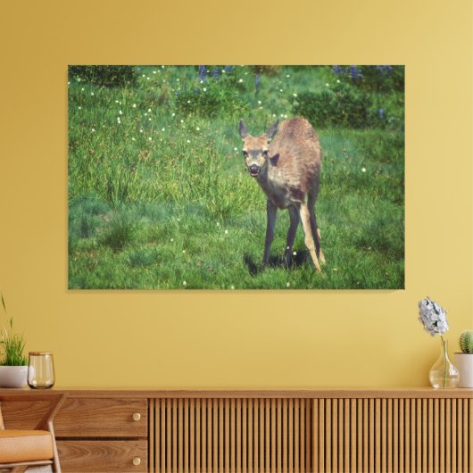 Das Gesicht Leinwanddruck (Insitu (Wohnzimmer))