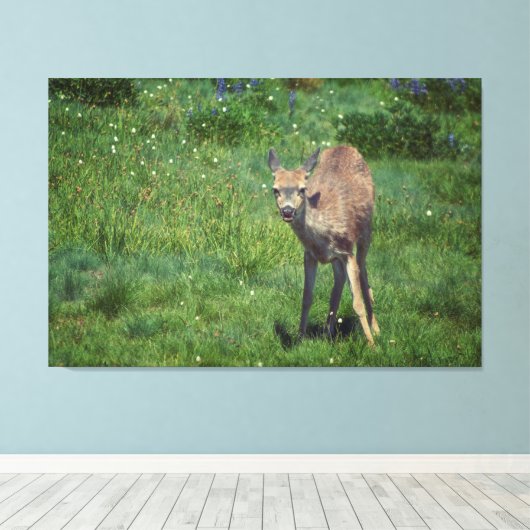 Das Gesicht Leinwanddruck (Insitu (Holzboden))