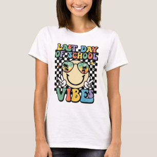Das Gesicht letzten Tag der Schule Vibes Gles Trop T-Shirt