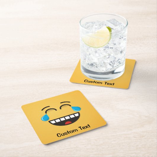 Das Gesicht mit den Tränen des Untersetzer des Joy (Vor Ort)