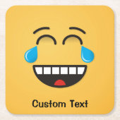 Das Gesicht mit den Tränen des Untersetzer des Joy (Vorderseite)