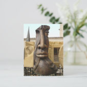 Das Gesicht Postkarte (Stehend Vorderseite)