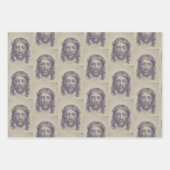 Das Gesicht von Christus auf dem heiligen Schleier Geschenkpapier Set (Vorderseite 2)