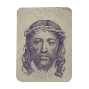 Das Gesicht von Christus auf dem heiligen Schleier Magnet
