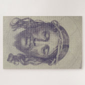 Das Gesicht von Christus auf dem heiligen Schleier Puzzle (Horizontal)