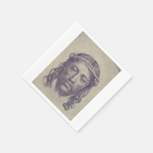 Das Gesicht von Christus auf dem heiligen Schleier Serviette (Ecke)