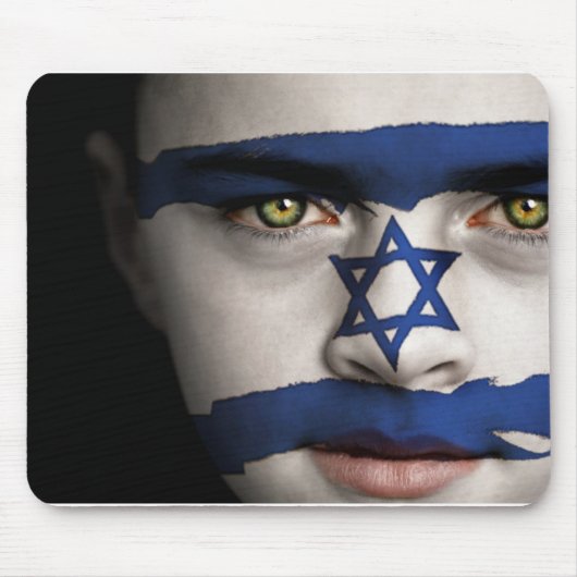 Das Gesicht von Israel Mousepad (Vorne)