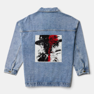 Das Gesicht von zwei Welten Jeansjacke