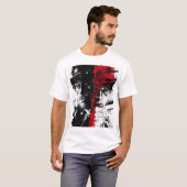 Das Gesicht von zwei Welten T-Shirt (Vorne ganz)