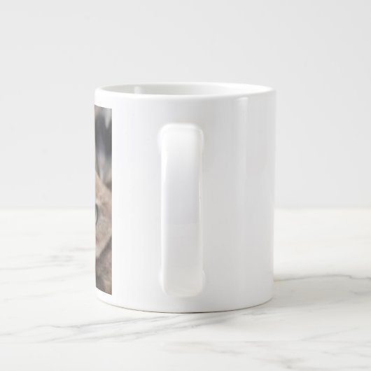 Das Gesicht wieder? Jumbo-Tasse (Rückseite)