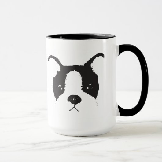 Das Gesichts-Tasse PPP-Welpen Tasse (Rechts)