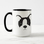 Das Gesichts-Tasse PPP-Welpen Tasse (Links)