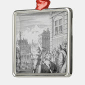 Das gespaltene Schild Silbernes Ornament (Links)