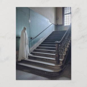 Das Gespenst der Treppen Postkarte