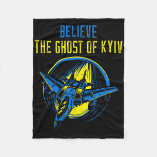 Das Gespenst Von Kyiv-Shirt Glaube Ukraine Ich Ste Fleecedecke