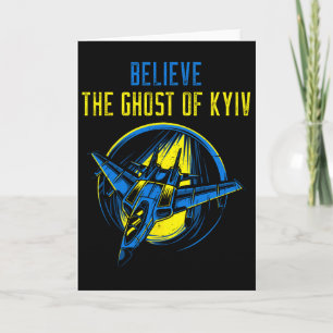 Das Gespenst Von Kyiv-Shirt Glaube Ukraine Ich Ste Karte
