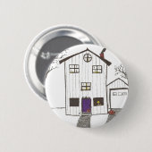 Das gespenstische Haus Button (Vorne & Hinten)