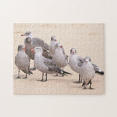 Das Gespräch in einem Vogel-Puzzle Puzzle (Horizontal)