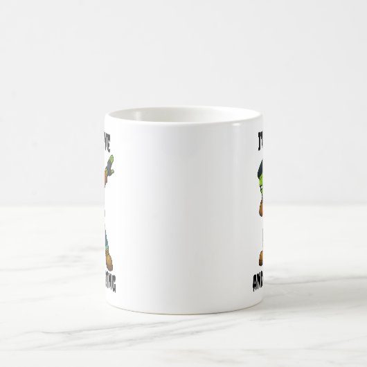 Das gestanzte Monster lebt und versucht zu Hallowe Kaffeetasse (Mittel)