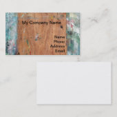 Das Gestell des Kunstmalers mit mehrfachen Farben Visitenkarte (Vorne/Hinten)