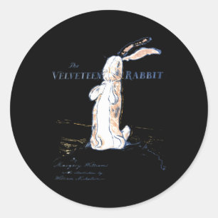 Das gestopfte Kaninchen die Velven Rabbit Margery  Runder Aufkleber