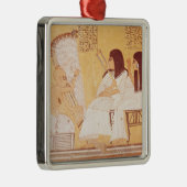 Das gestorbene und seine Ehefrau Silbernes Ornament (Rechts)