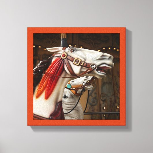 Das gestrichene Pferd 3 Leinwanddruck (Vorderseite)