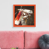 Das gestrichene Pferd 3 Leinwanddruck (Insitu (Wohnzimmer))