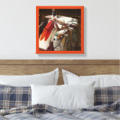Das gestrichene Pferd 3 Leinwanddruck (Insitu (Schlafzimmer))