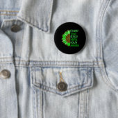Das Gesundheitsbewusstsein der Sonnenblumen lässt Button (Beispiel)