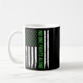 Das Gesundheitsbewusstsein grüner Band Kaffeetasse (Links)