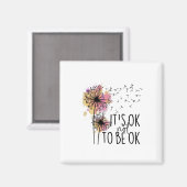 Das Gesundheitsbewusstsein ist es, nicht Ok Dandel Magnet (Vorderseite/Rückseite)