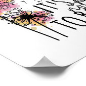 Das Gesundheitsbewusstsein ist es, nicht Ok Dandel Poster (Ecke)