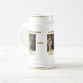 DAS GETRÄNK-TASSE DES TIGERS BIERGLAS (Vorderseite Links)