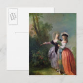 Das Getrennte von 1780 Postkarte (Vorne/Hinten)