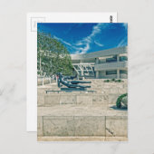 Das Getty Center Anreise Plaza Postkarte (Vorne/Hinten)