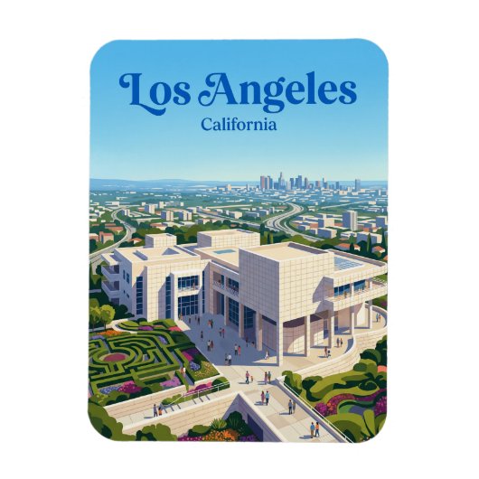 Das Getty Center Kalifornien Magnet (Vertikal)