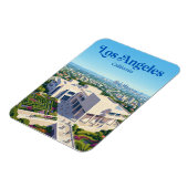 Das Getty Center Kalifornien Magnet (Linke Seite)