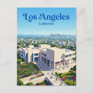 Das Getty Center Kalifornien Postkarte