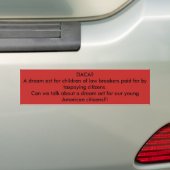 das Getue über DACA Autoaufkleber (Auf Auto)