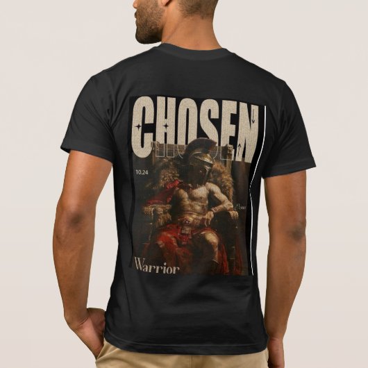 Das gewählte T-Shirt (Rückseite)