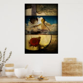 Das Gewand des Loses (Gitarrenposter) Poster (Küche)