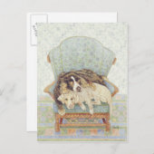 Das gewartet Spiel Postkarte (Vorne/Hinten)