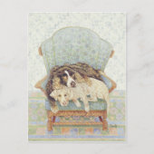 Das gewartet Spiel Postkarte (Vorderseite)