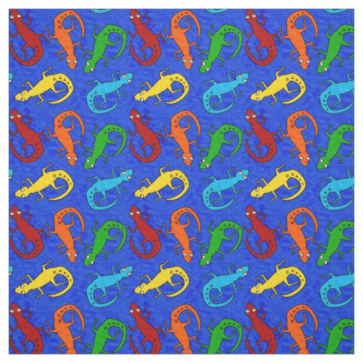 Das Gewebe des buntes Eidechsen-Kindes Stoff (Muster)