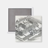 Das Gewerkschaft-Workhouse, das unter Magnet (Vorderseite/Rückseite)