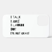 Das Gewicht des Lachen - Bewusstsein für psychisch Case-Mate iPhone Hülle (Rückseite (Horizontal))