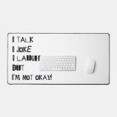 Das Gewicht des Lachen - Bewusstsein für psychisch Schreibtischunterlage (Tastatur & Maus)