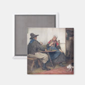 Das Gewinnerstück (ohne Papier) Magnet (Vorderseite/Rückseite)